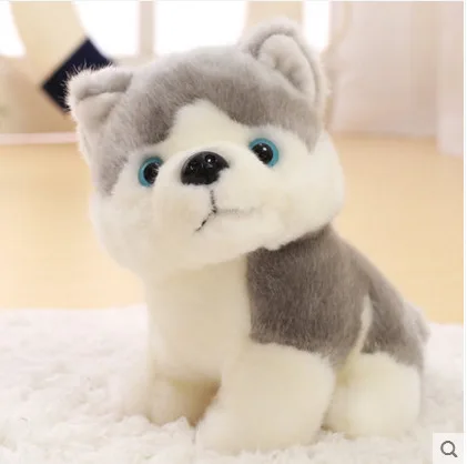 Custom cute lifelike plush dog toys