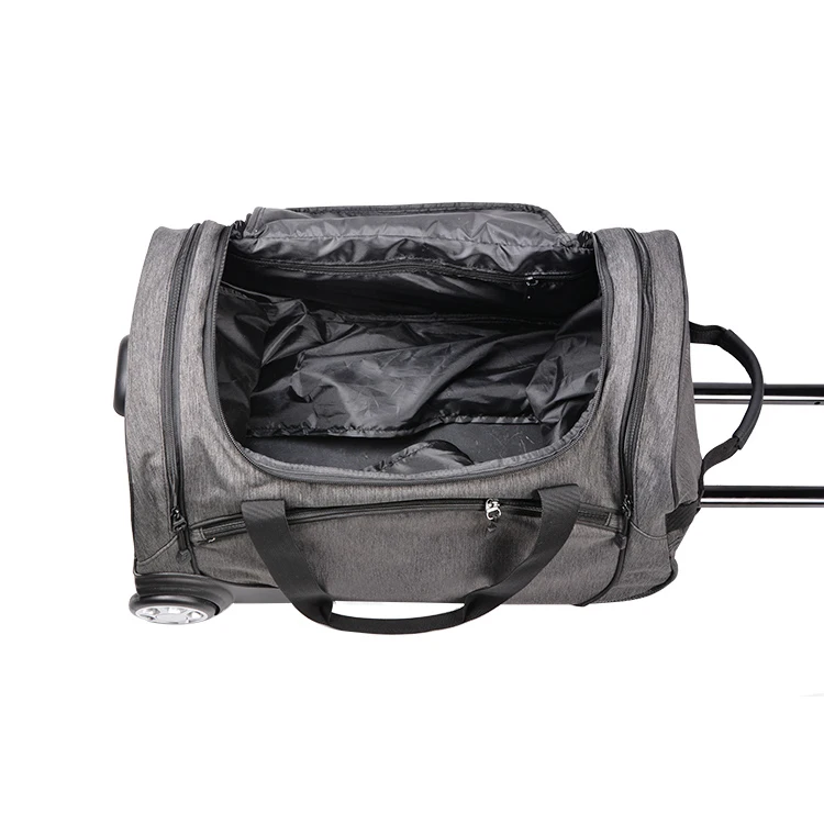 Custom Roller Duffle Bag with wheels Heavy Duty Large Square Trolley Cargo Jumbo Gear Bag Big Sport Duffel Wheeled Travel Bag