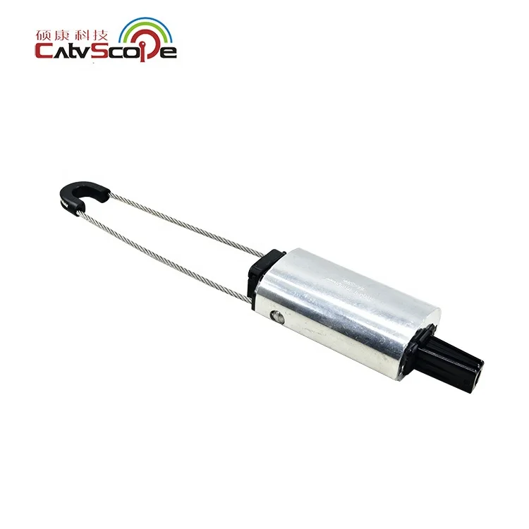 CATVSCOPE PA-1500 FTTH Figure 8 Fiber Optical Cable Low Voltage ABC ADSS Self Adjusted Aerial Anchor Tension Clamp