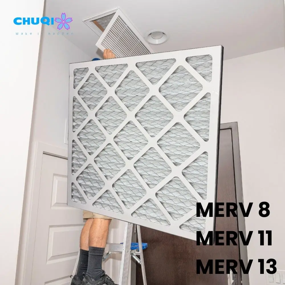 Фильтр 20x25x1 HVAC картонный плиссированный фильтр AC Pre Air для вентиляции G4 F5 F6 F7 F8 F9 MERV 4 6 8 11 12 13 16