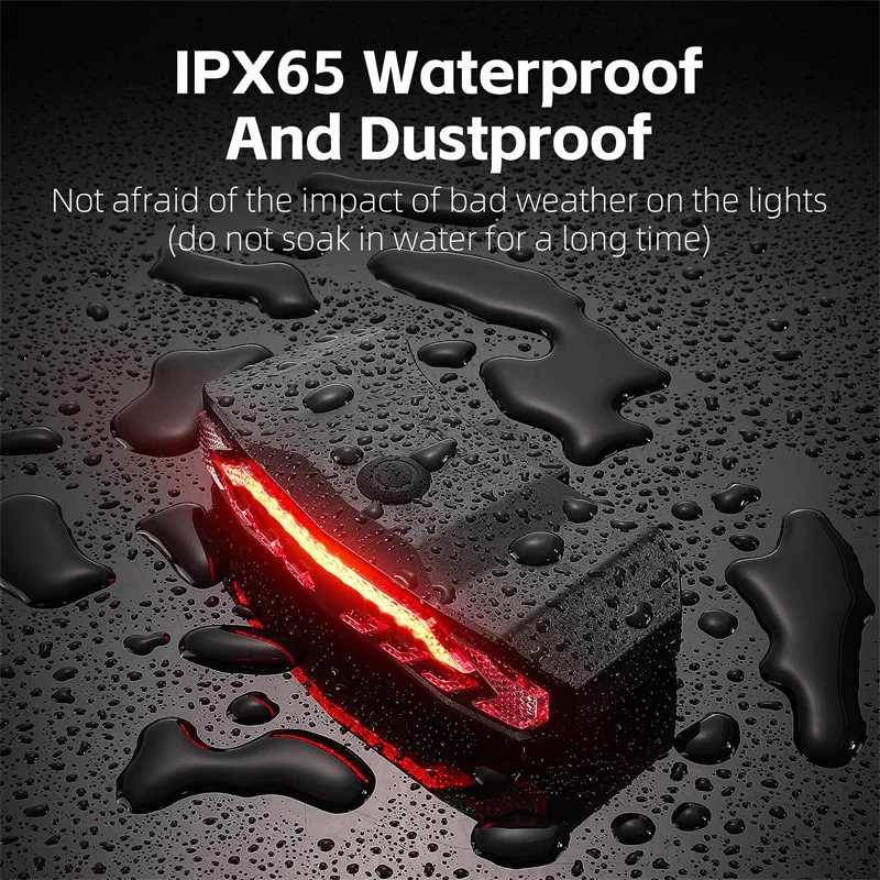 Западный велосипед безопасный уличный велосипедный ночной фонарь для езды на велосипеде перезаряжаемый USB поворотник светодиодный задний велосипеда