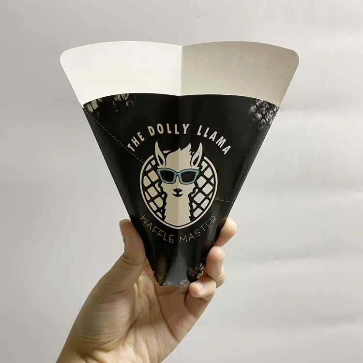 take away printing design leakproof crepe paper box printed logo