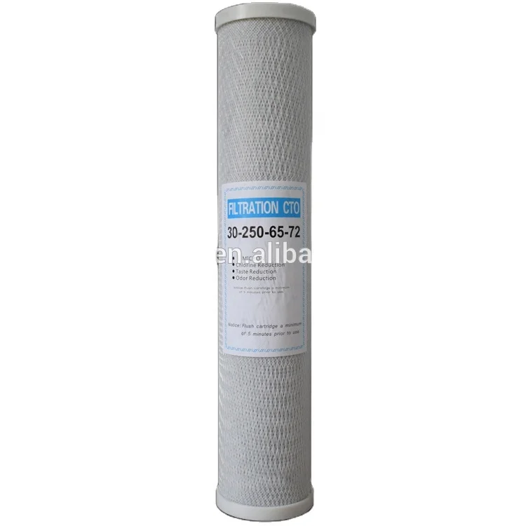 manufacturer cto big blue water filter cartridge for whole House carbon sediment water purifier