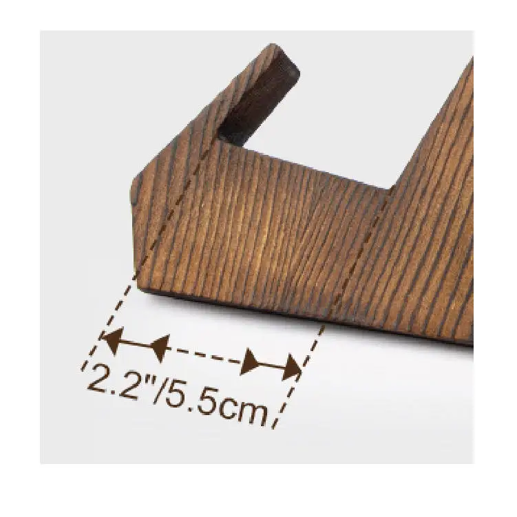 High Quality Material Handmade Wooden Cookbook Holder Unique Design Recipe Book Holder For Display Stand