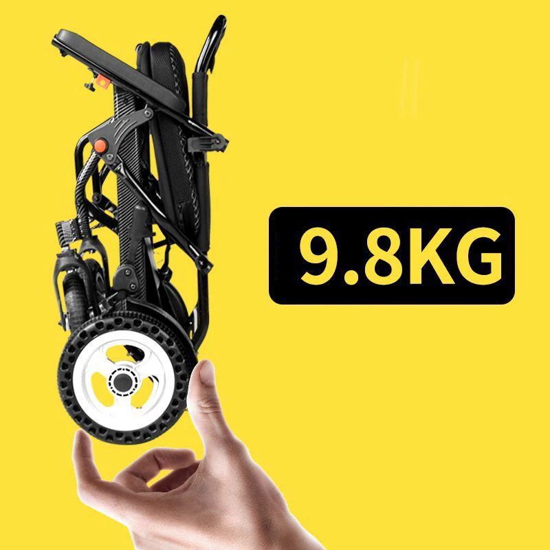 Trending products 2024 new arrivals All Aluminum Frame Alloy Disabled Care Portable Wheelchair Foldable Lightweight Wheelchair