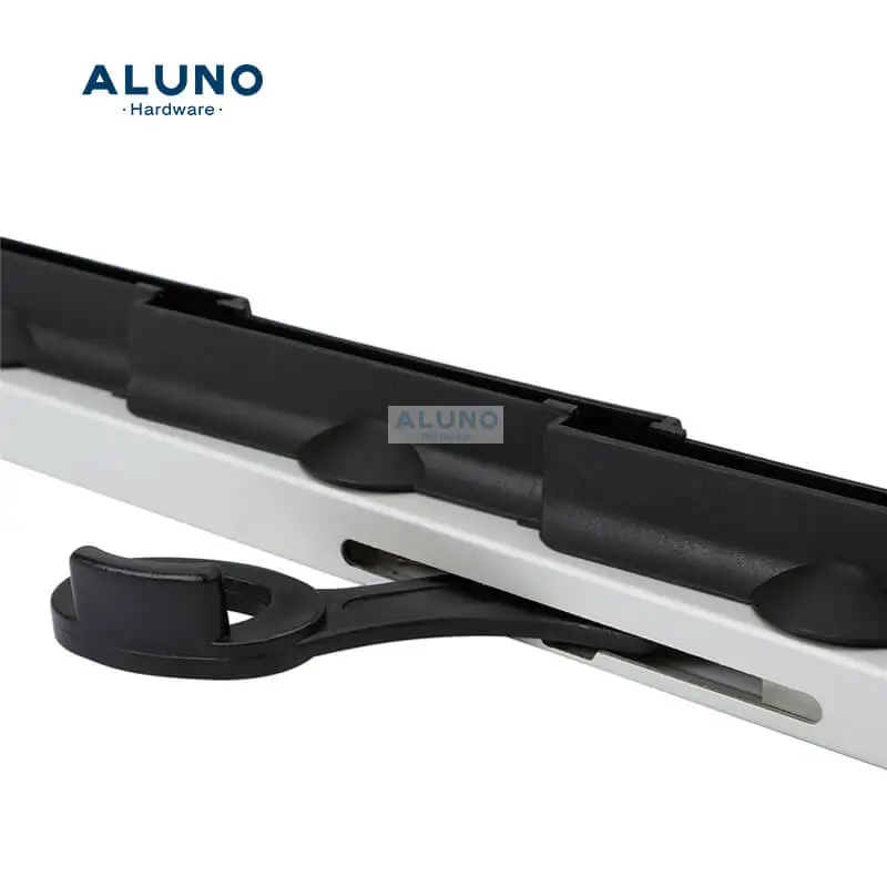 Aluno Customizing Dust Control Black Glass Aluminum Windows Louver Louvers Frames Jalousie Window Frame