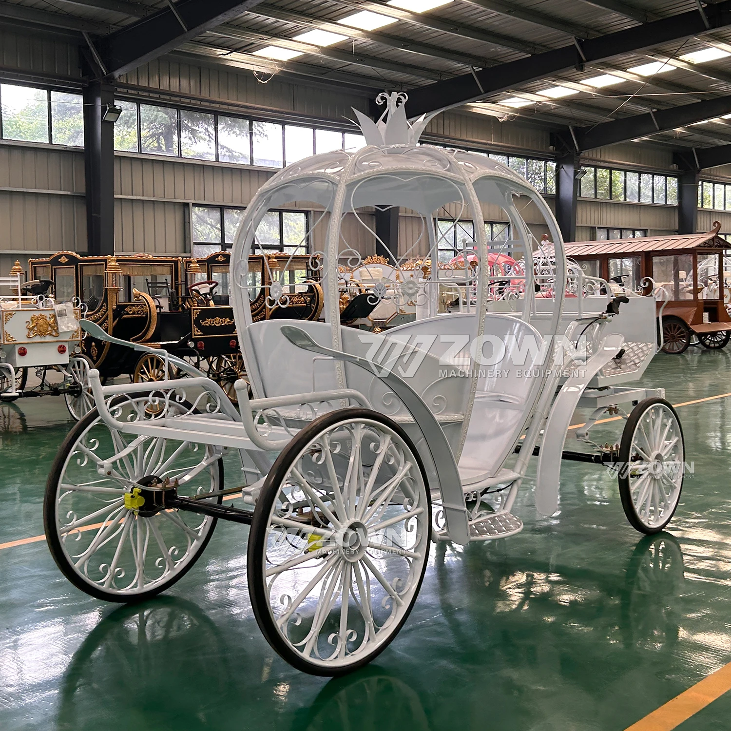 Factory direct sales Special transportation Fantasy princess pumpkin carriage Electric carriage for sale