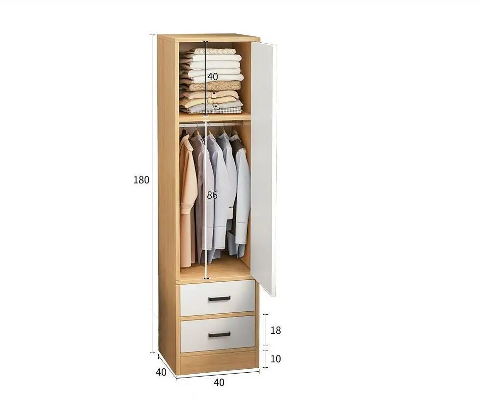 Wholesale MDF White Modern Simple Custom Bedroom Furniture Corner Wardrobe Cupboard for Home Hotel Apartment Use