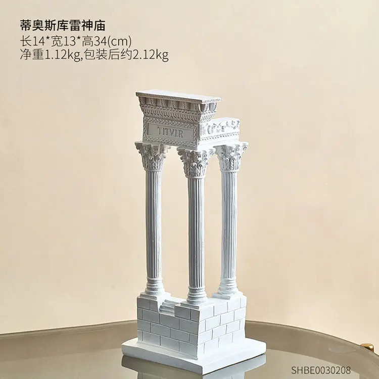 Nordic White Romany Home Decor Antiguo Moldes Romanos Piliers Colone Romaine Statue Antiche Romane Elegant Roman Sculpture