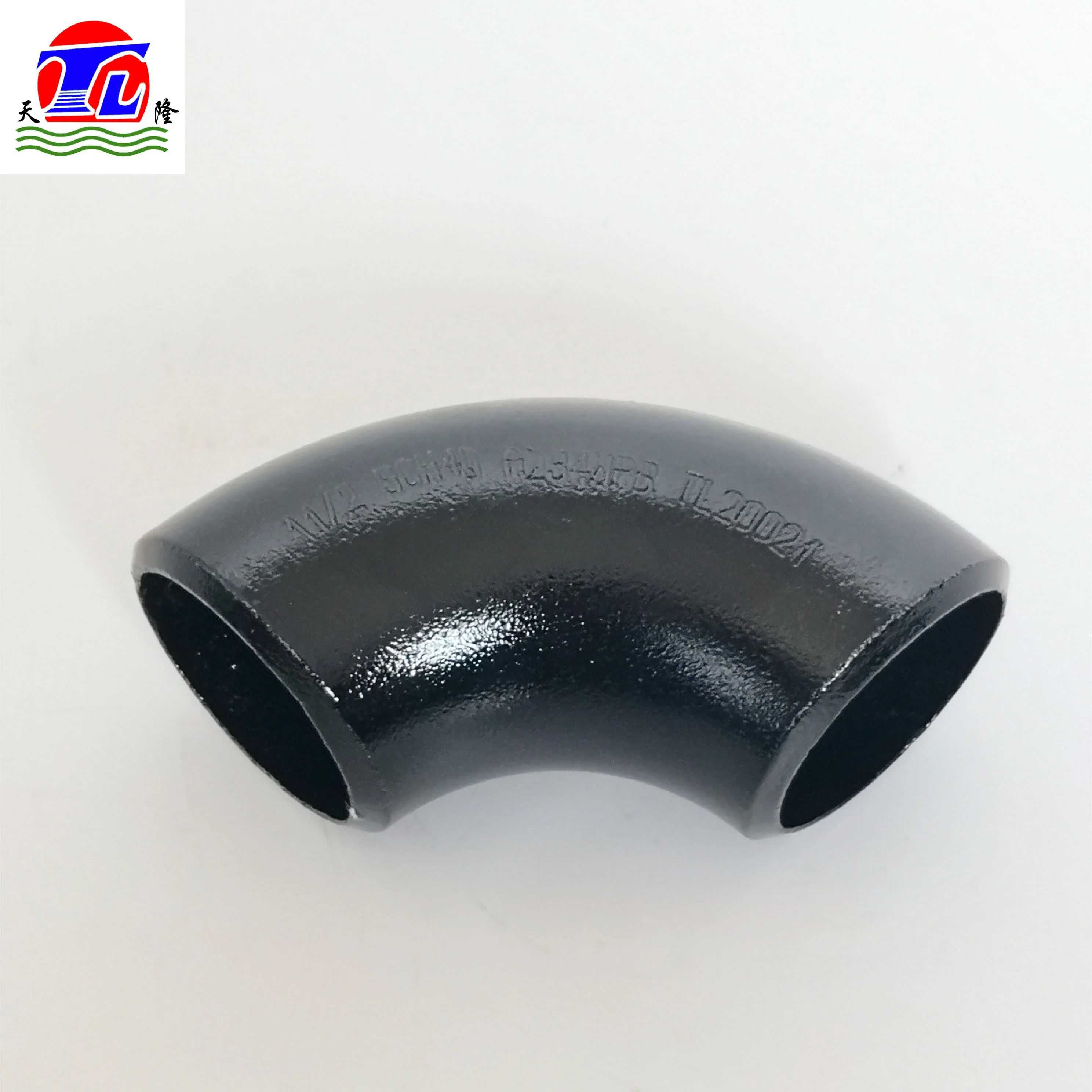 ansi b16.9 carbon steel pipe fittings elbow 45/60/90 degree 10in schedule 80 seamless bend elbows