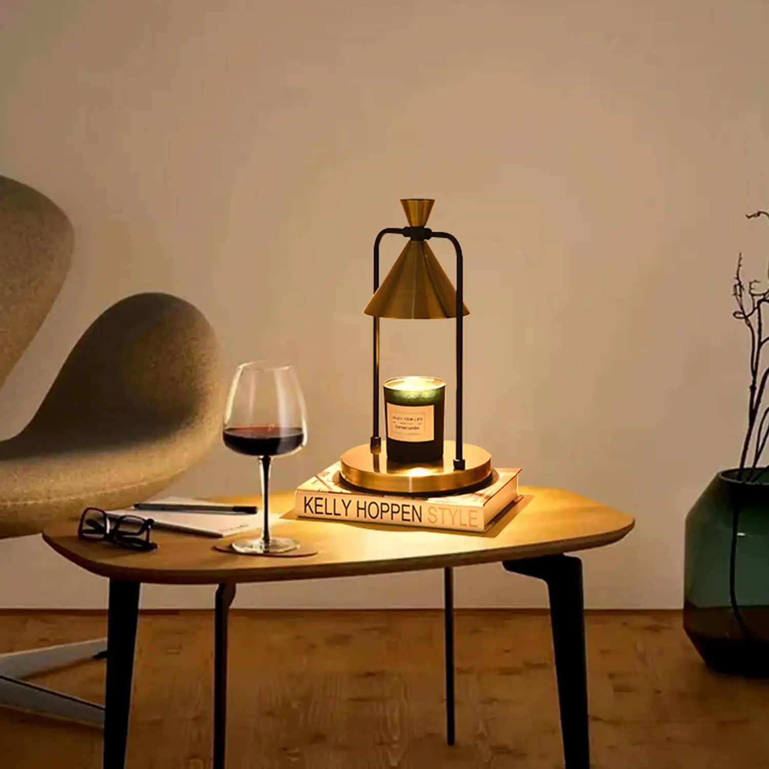 Electric Candle Warmers Electric Metal Lamp Wax Melts Candle Warmer Lamp with Timer