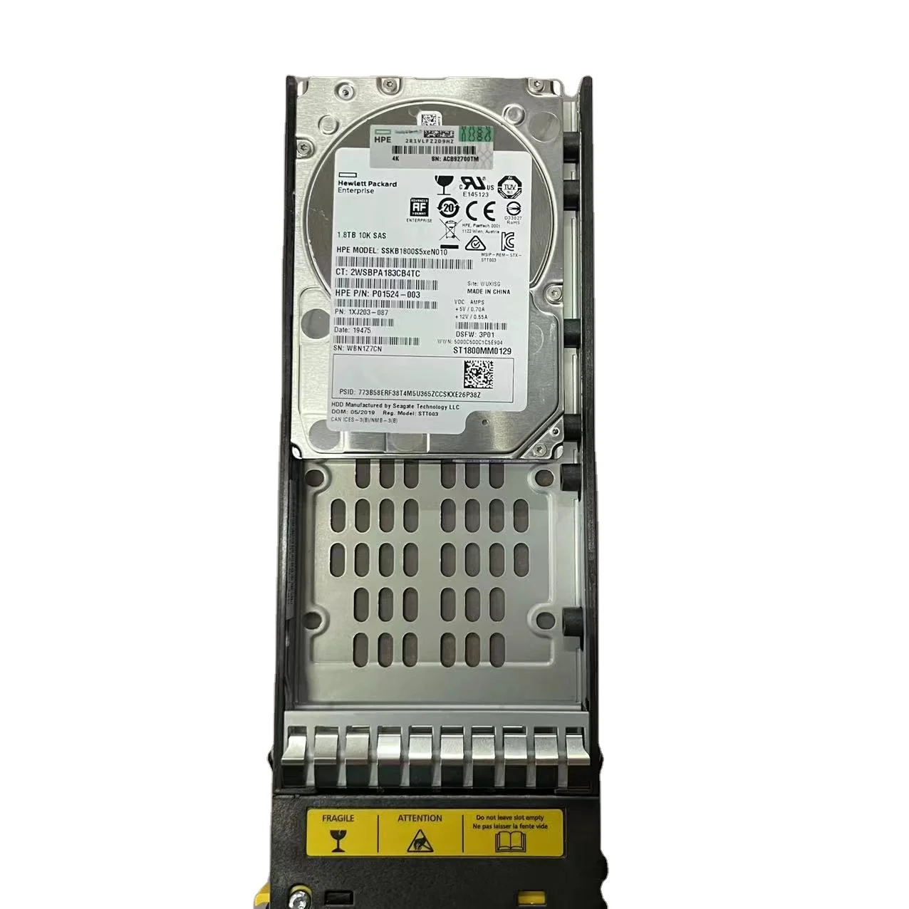 HPE 3PAR 8000/7000  1.8TB SAS 2.5 P03799-001 K2P94B