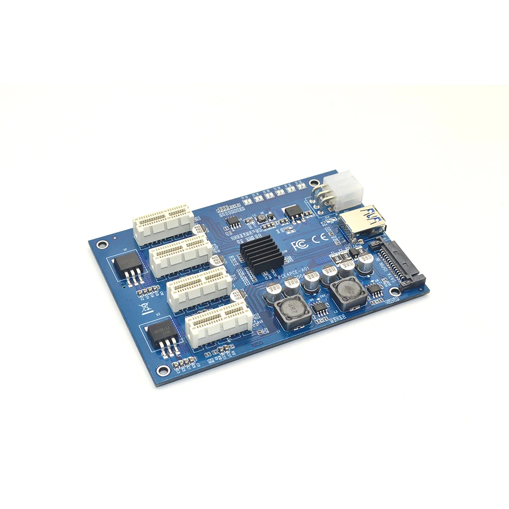 Переходник Pci E 1-4 Express мини-карта Itx External 3 Pci-e слот Ver 005 адаптер Pcie усилитель порта карта Ver005 1x до