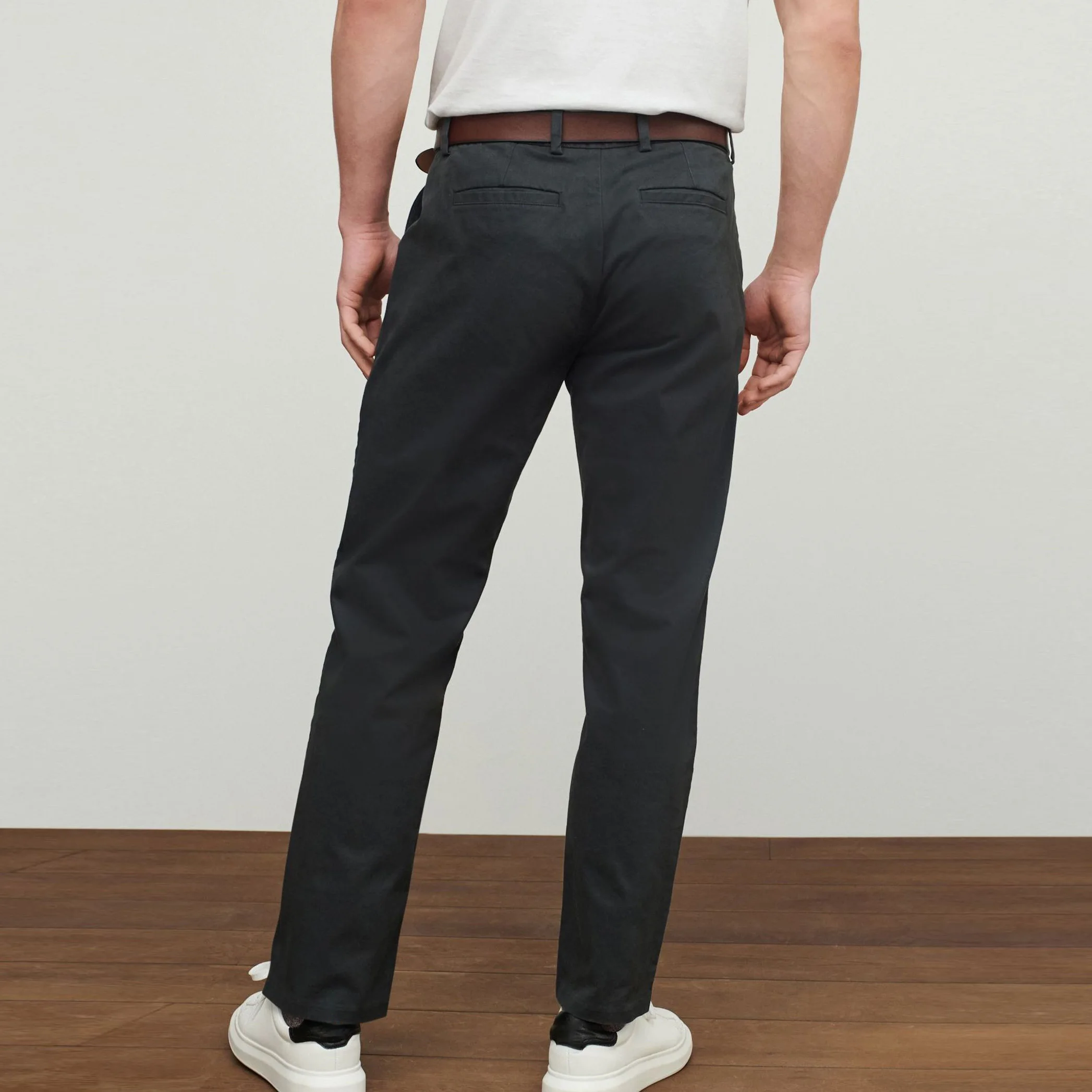 Custom Casual Fashion Stretch Slim Fit Cotton Trousers Chino Pants For Men