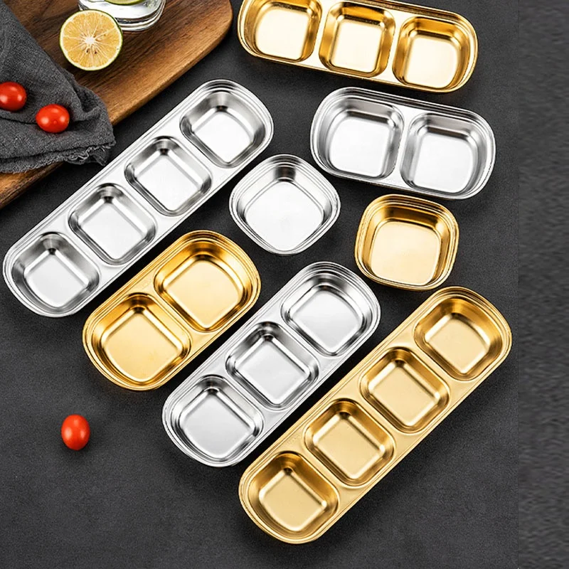  Корейские блюда из нержавеющей стали для соевого соуса