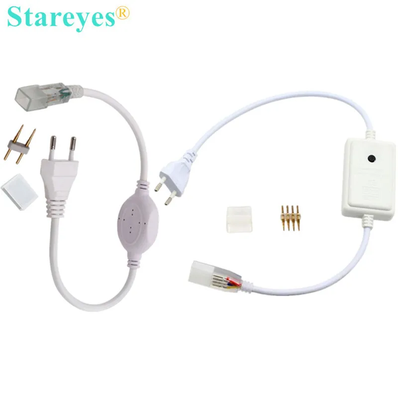 100 шт. блок питания с евровилкой 220 В трансформатор освещения драйвер для SMD 3014 5050 2835 5630 RGB одноцветная Светодиодная лента