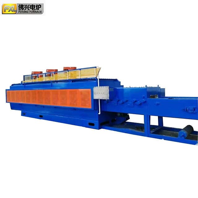 2022 new design continuous mesh belt furnace for fastener hardening carburizing heat treatment