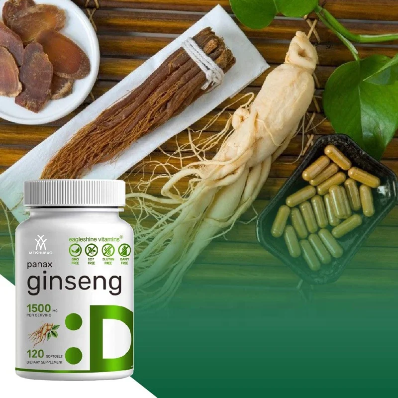 OEM/ODM Hot selling Panax Ginseng extract Capsule Energy & Focus Boost Energy Endurance Pills for Unisex