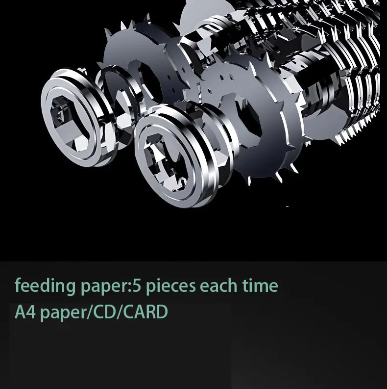 Deli 14409 level 7 high confidentiality 50L military commercial power  paper fragment office large electric paper shredder