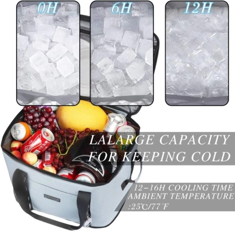 WeaveWin ho-selling stock run order insulated cooler bag insulated cube lunch bag cooler tote with custom logo