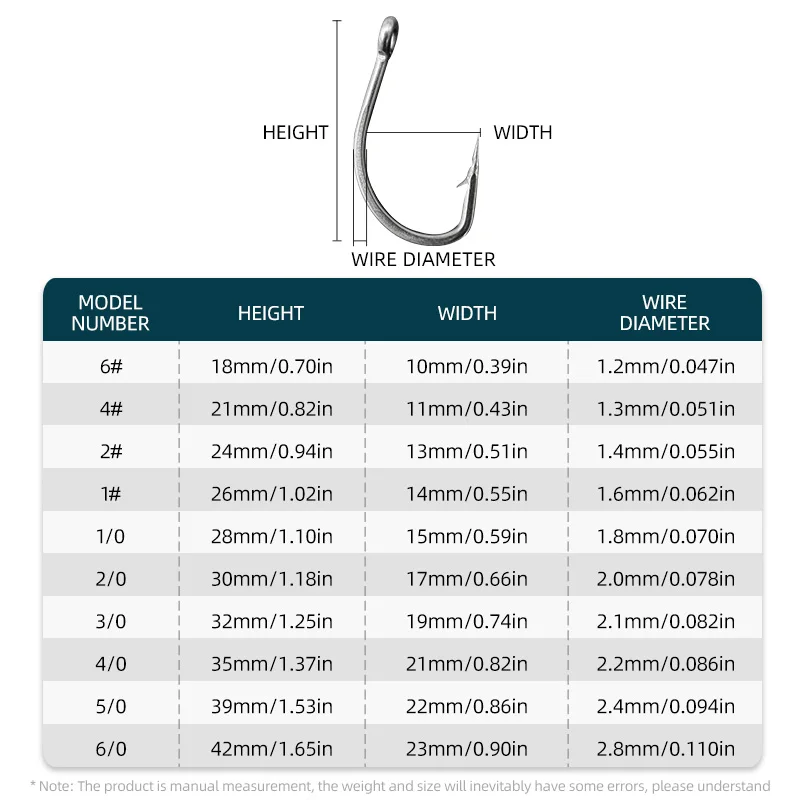S68 Sea Fishing Circle Hooks Saltwater Live Bait Fishing Hook Stainless Steel powerful sharp Octopus Bass Hook