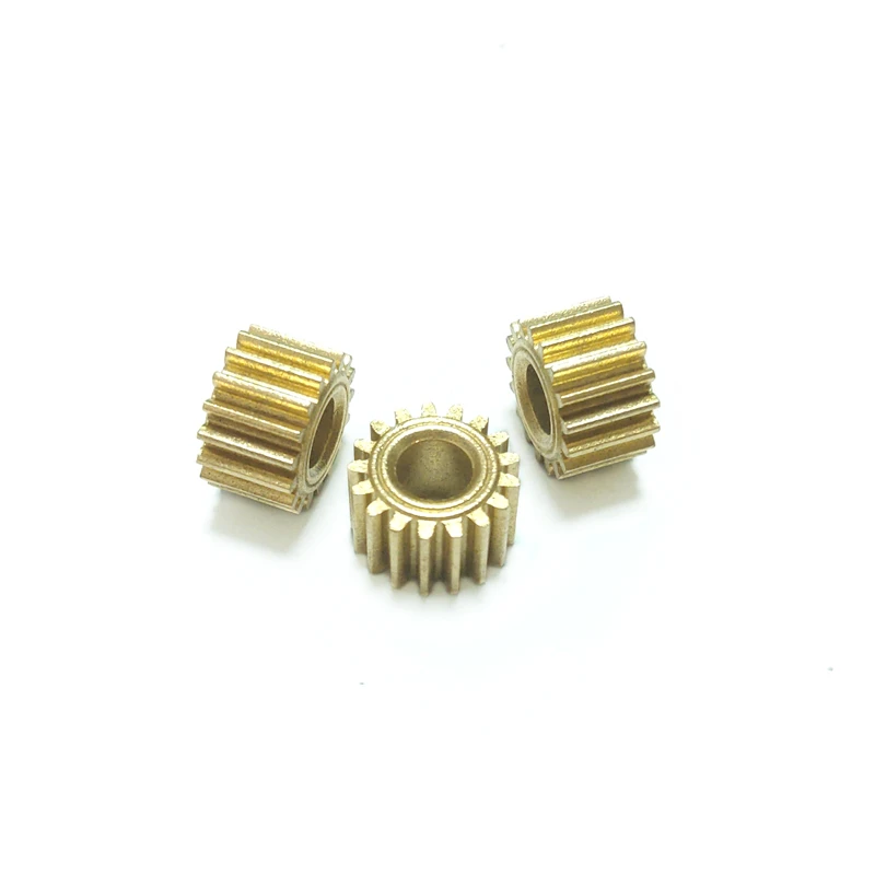 High performance powder metallurgy tubular motor adjusting gear, copper and iron material processing