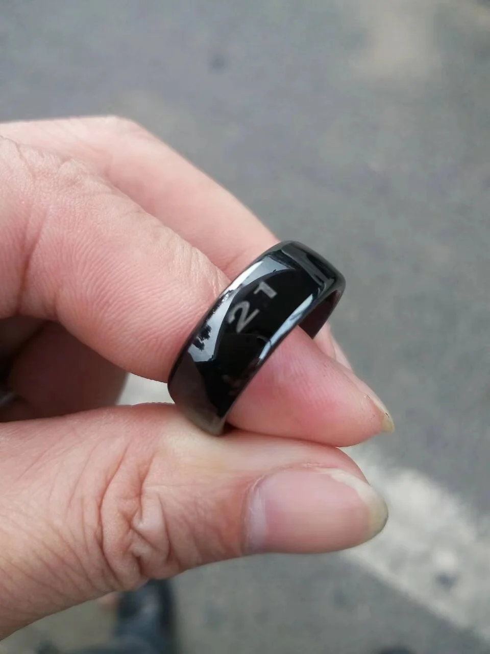 Factory Direct New Design Nfc Ring Bluetooth Connectable Silicone Programmable And Waterproof Nfc Ring