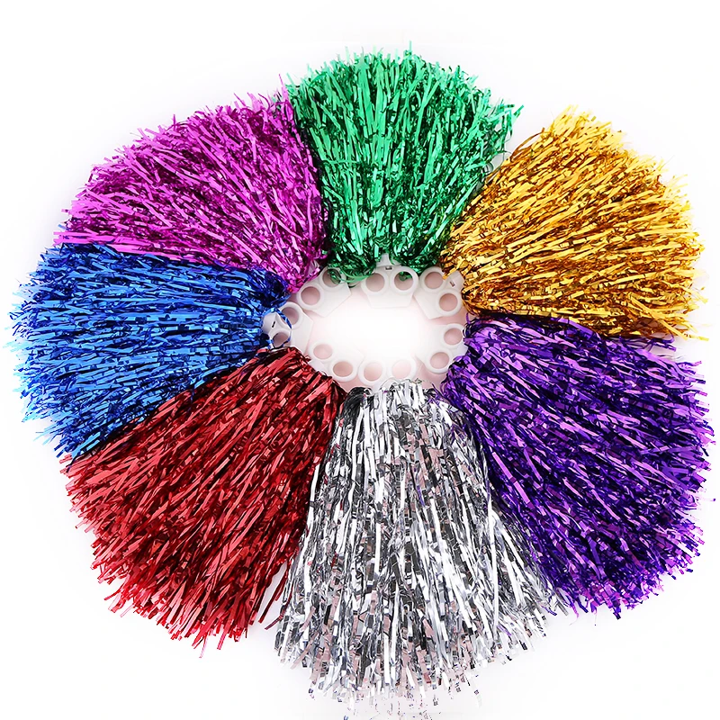 1PC 20g Cheer Dance Sport Competition Cheerleading Pom Poms Flower Ball For for Football Basketball Match Pompon Children Use