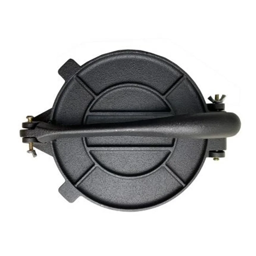 Pre-seasoned  cast iron tortilla press