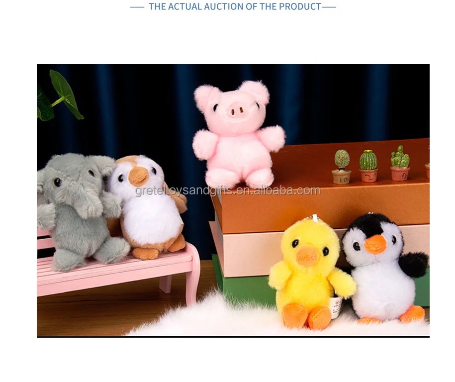 Gretel Toy Sales Fruit And Vegetable Keychain Small Pendant Down Cotton Soft Body Small Doll Plush Toy