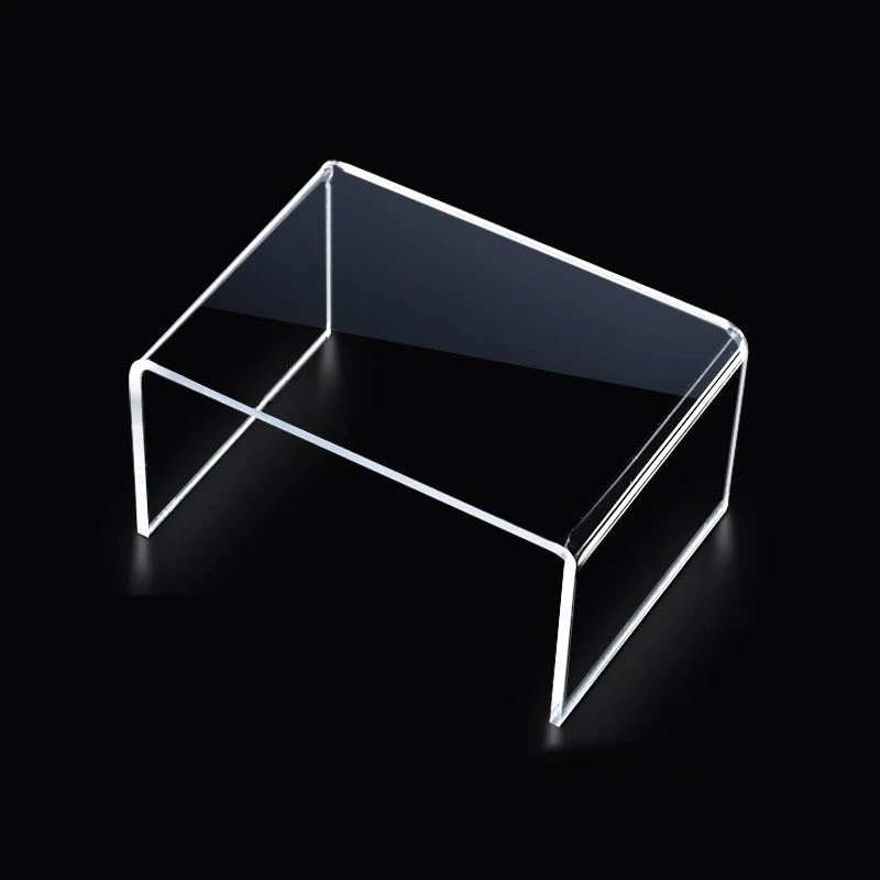 Customized Clear Acrylic U-Shaped Shelf Cosmetic Racks Sturdy Wholesale High Quality Transparent Acrylic Display Shelf