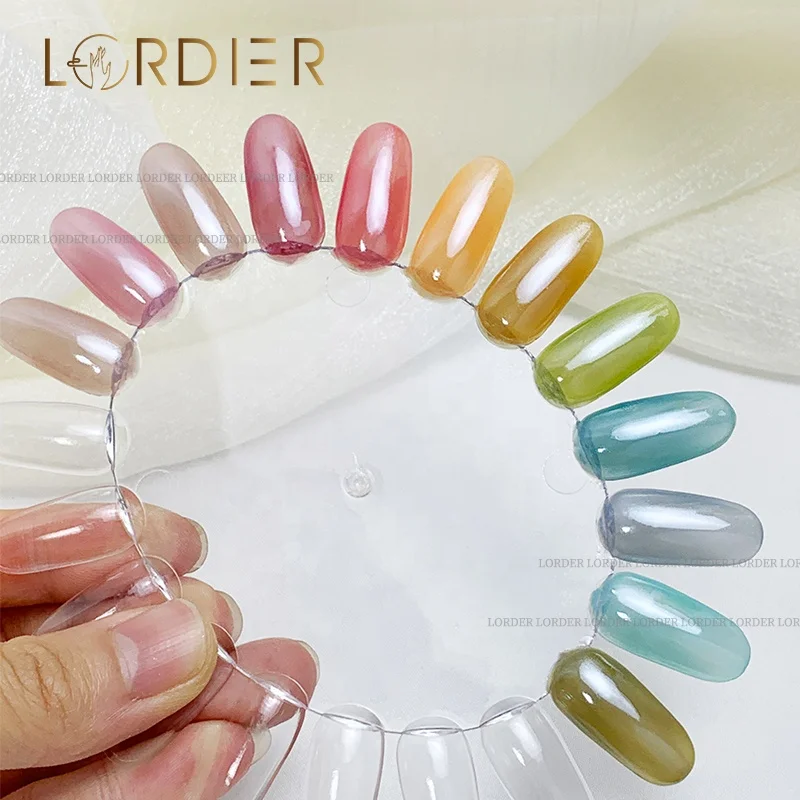 2024 New Glass Nail Chrome Pigment Clear White Mirror Pigment Rub Nails