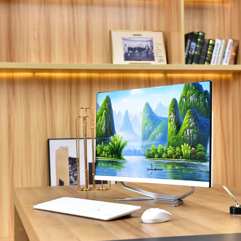 Computer monoblock  core i9 pc desktop all in one 23.8 inch curved screen i3 i7 i5 diy gaming computer