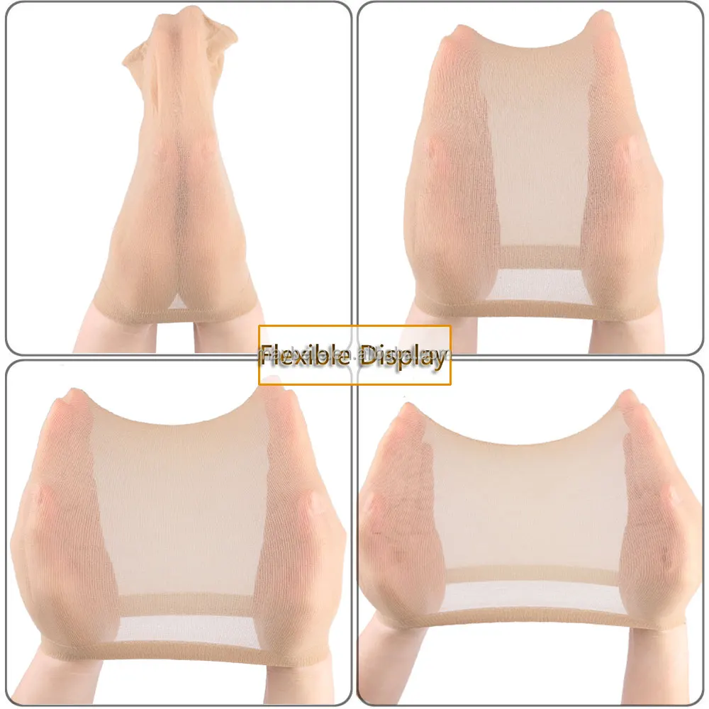 Private Label Adjustable Wig Making Caps For Lace Front Wigs Glueless Mesh Dome Lace Beige Brown Black Braid Stocking Wig Cap