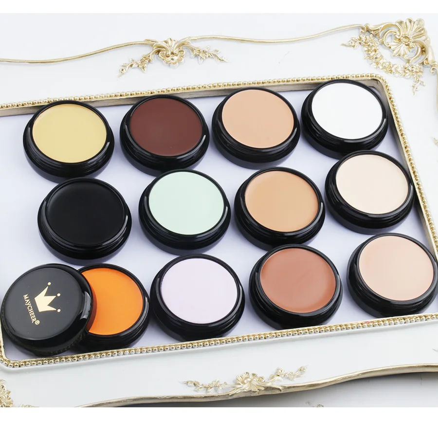 
MAYCHEER 12 colors Repairing and brightening concealer dark circles to cover acne marks cosplay repairing foundation 