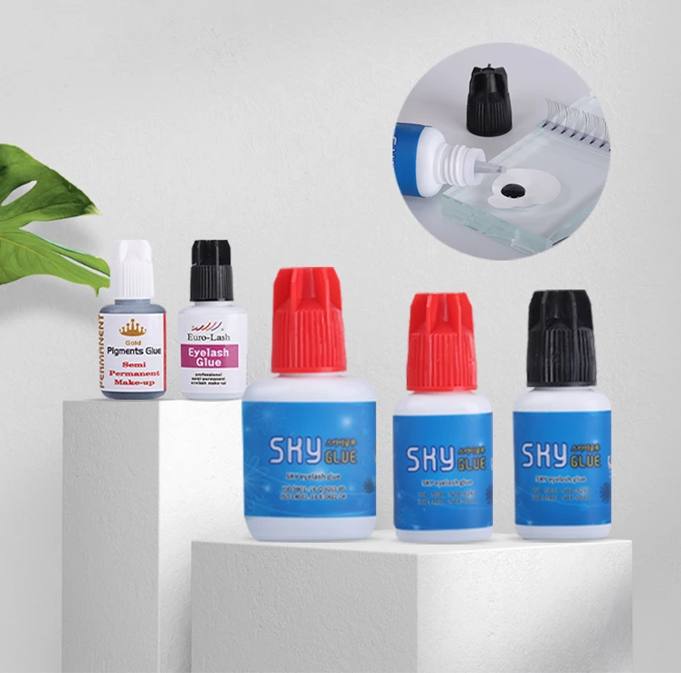 Daily Private Label Fast Dry Long Lasting Sky Korea Original Sky Glue Black Eyelash Extensionsglue
