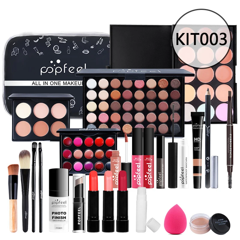 Wholesale POPFEEL full set of cosmetics for women light makeup beginner makeup combination set