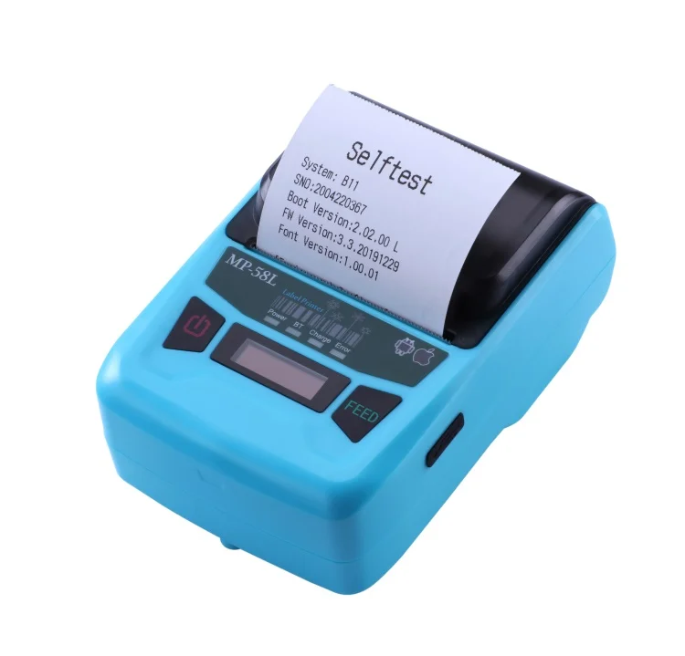 Uyin Amazon Hot Top Quality Wireless Blue tooth Portable Handheld Mini Thermal Barcode Sticker Shipping Label Receipt Printer