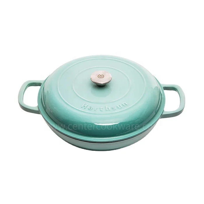 Fashion Cast Iron French Casserole For Home Cooking Pot