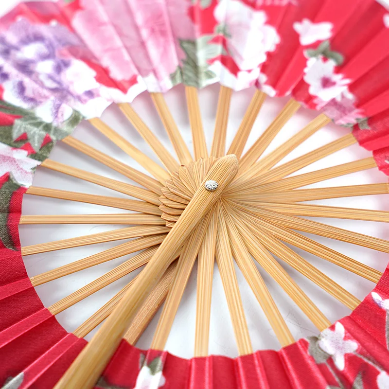 High Quality Low Price Beautiful Japanese Style Wood Foldable Hand Fan Chinese Folding Fan