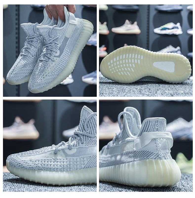 Высококачественные оригинальные дизайнерские Светоотражающие кроссовки Yeezy по оптовой цене V2 Yezzy 350 повседневная спортивная обувь для