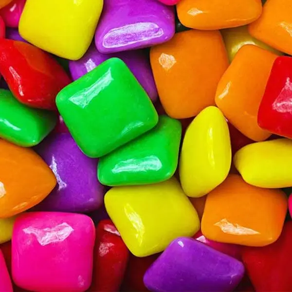 Best Selling Custom Miniature Gum in Assorted Colors Tropical Fruit Flavors Assorted Chewing Gum