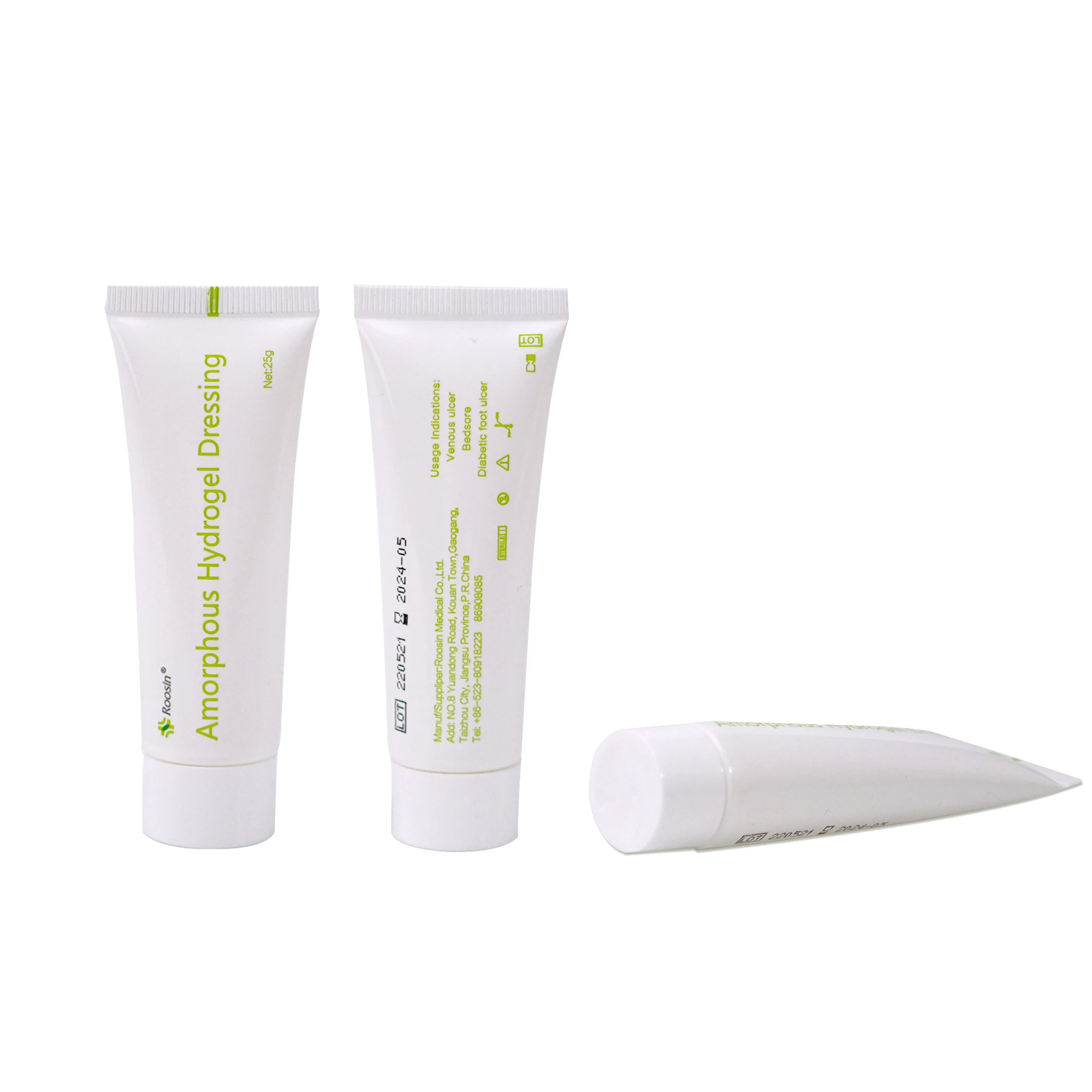 25g Tube Amorphous Hydrogel Transparent Wound Dressings for Medical Wound Healing Care