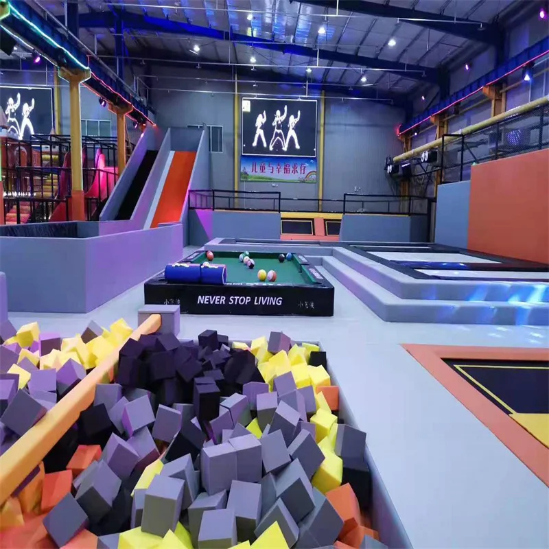 Free Design Factory Custom Projects Kids Play Center Area Amusement Trampoline Park Indoor Playground Equipment For Sale