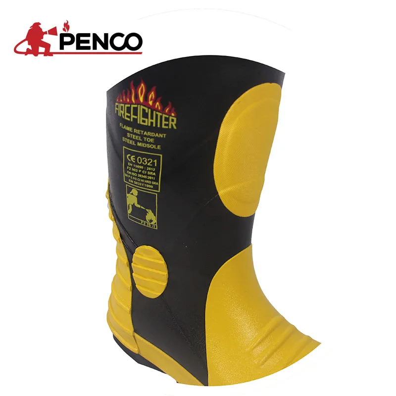 Professional fire resistant safety boots for firefighting