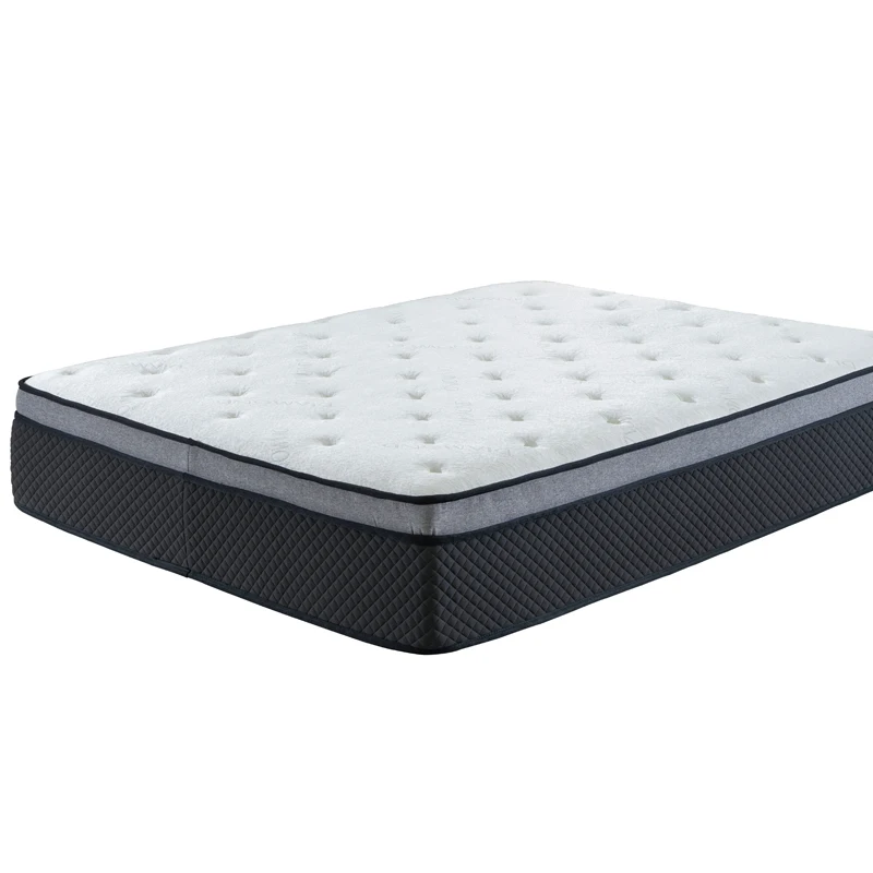 
High quality Gel memory foam mattress Queen size mattress pocket spring compressed packing portable 