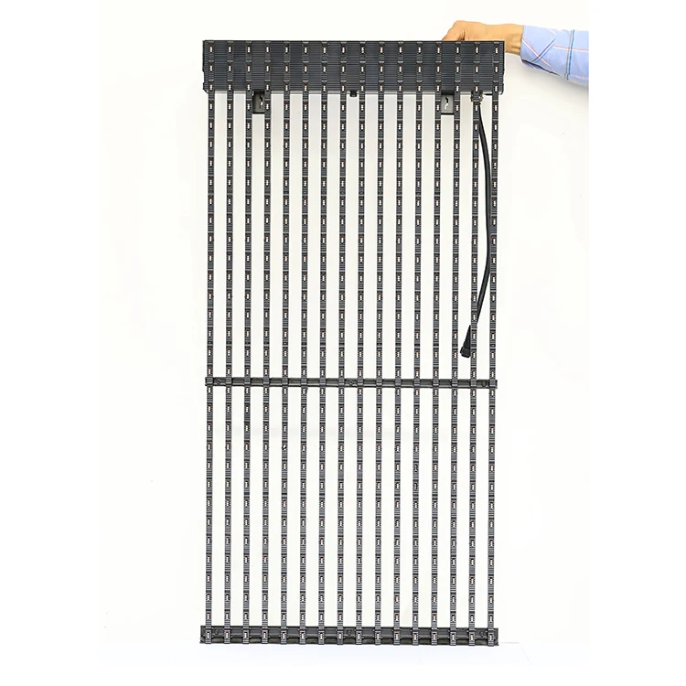 2021 Led Advertising Display Screen Transparent Mesh Screen Led Video Wall
