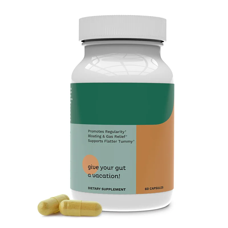Factory Custom Gut Health Probiotic Capsules Gut Cleanse Probiotisc Herbal Supplements Capsules For Promote Digestion
