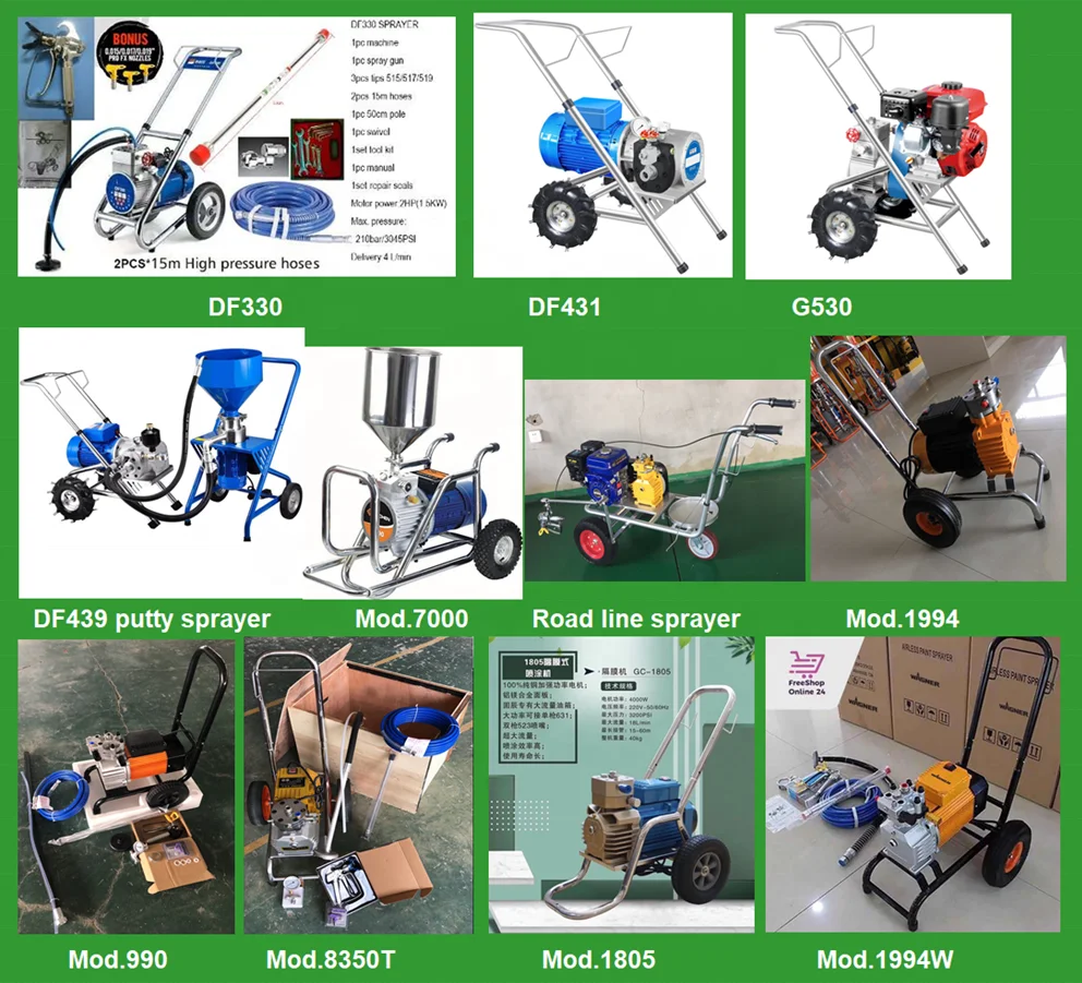 T10 Brushless DC spiral pump 1100W 10L/min mortar sprayer texture sprayer