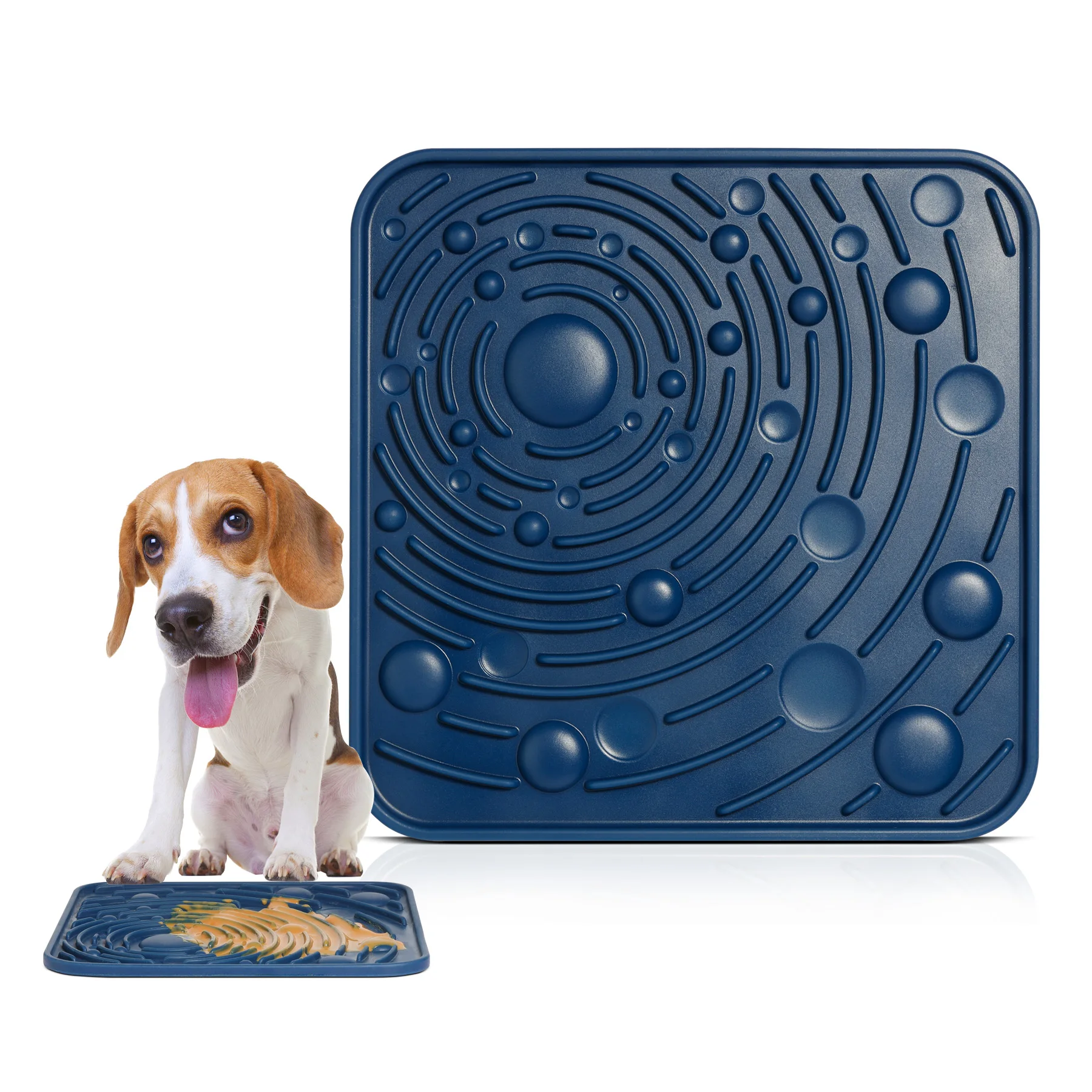 Food-grade silicone Dog Lick Pad Poop Bag Cat Pee Pads shampoo scissors Brush Mouth Cleaning Sets Grooming Sets